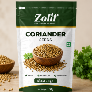 ZOLIF Coriander Seeds 100g - Premium Quality Whole Dhaniya