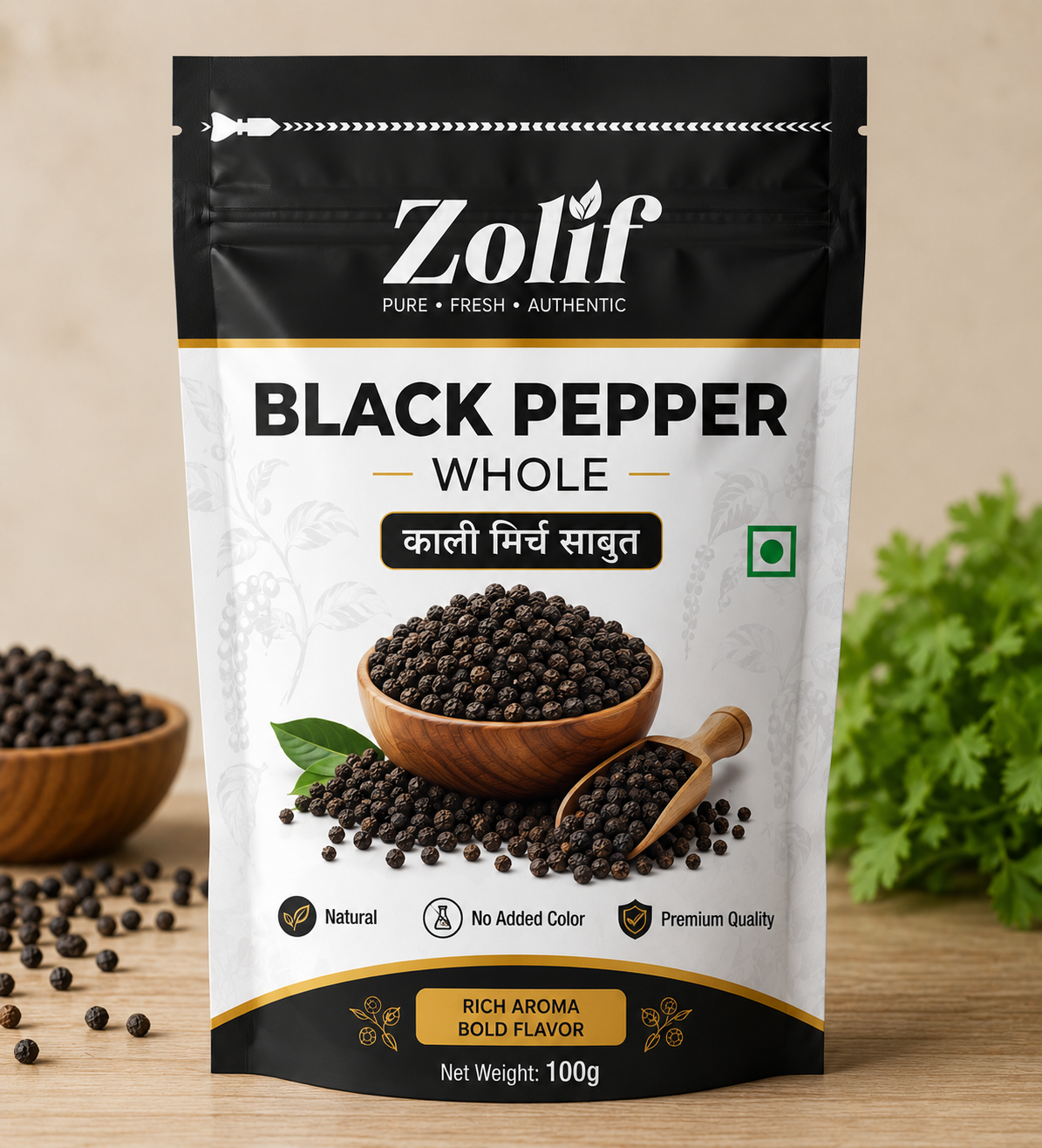 ZOLIF Black Pepper Whole